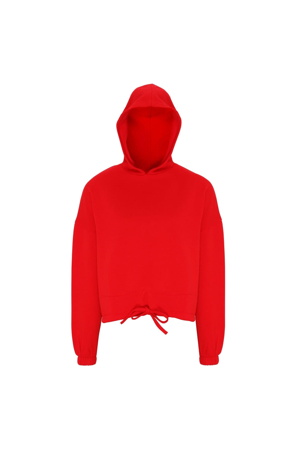 TriDri Womens/Ladies Cropped Oversize Hoodie (Fire Red)