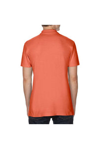 Gildan Mens SoftStyle Double Pique Polo Shirt (Bright Salmon)