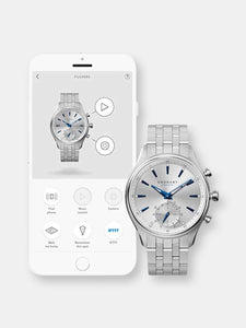Kronaby Sekel S3121-1 Silver Stainless-Steel Automatic Self Wind Smart Watch
