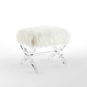 Laris Velvet Ottoman