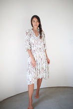 Load image into Gallery viewer, Sienna Dress Midi - Earth Tone Print