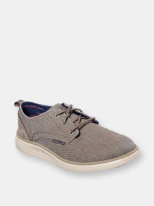 Mens Status 2.0 Pexton Canvas Shoe With Suede Overlays (Taupe)