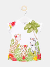 Load image into Gallery viewer, White Natural Print Dress