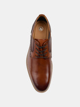 Load image into Gallery viewer, Clayton Wide Width Plain Toe Brogue Derby