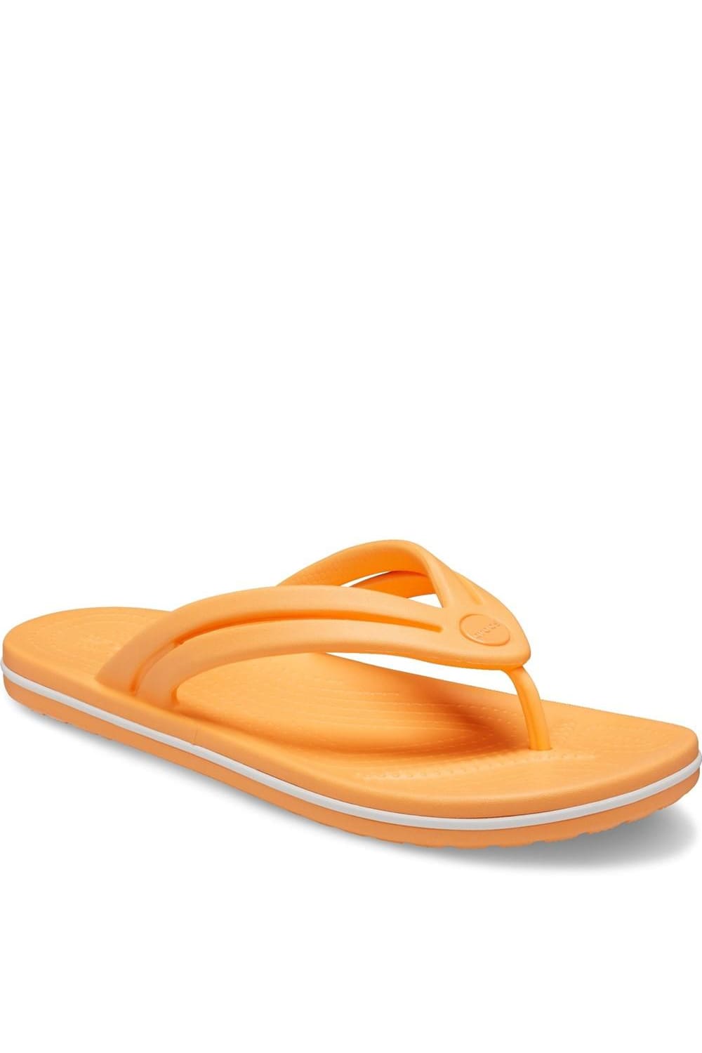 Womens/Ladies Crocband Flip Flops - Peach