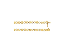 IGI Certified 14K White Gold 8.0 Cttw Pave Set Round-Cut Diamond Cluster Graduating Riviera Statement Necklace