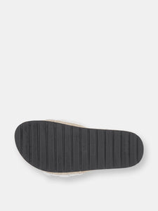 Lesley White Footbed Sandals