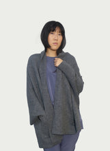 Load image into Gallery viewer, Pocket Shrug Cape Cardigan - Charcoal
