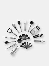Load image into Gallery viewer, Cooking Utensils Set (Grey &amp; Black) – 23 Pieces