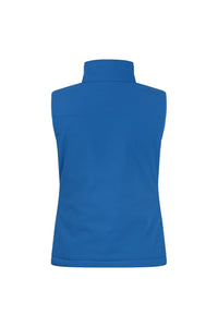 Womens/Ladies Softshell Panels Vest - Royal Blue