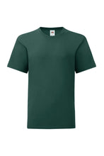 Load image into Gallery viewer, Fruit Of The Loom Childrens/Kids Iconic T-Shirt (Forest Green)
