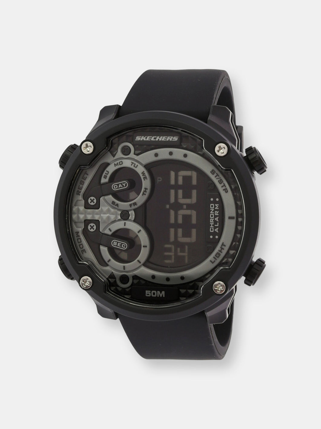 Skechers Watch SR5116 Ardmore, Digital Display, Water Resistant, Chronograph, Alarm, Date Function, Backlight, Black