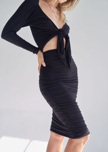 Black "Le Opera" Knit Dress