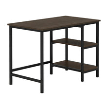 Load image into Gallery viewer, Rectangular Metal Frame Writing Desk And Chair - Black