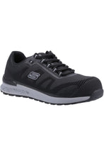 Load image into Gallery viewer, Skechers Mens Bulklin Bragoo Safety Trainers (Black)