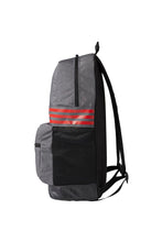 Load image into Gallery viewer, 3 Stripes Medium Backpack (Dark Grey Heather/ Scarlet)