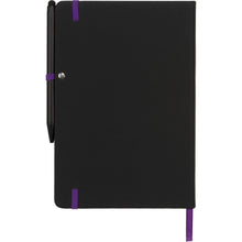 Load image into Gallery viewer, Bullet Noir Edge Notebook (Black/Purple) (Small)