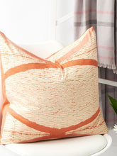 Load image into Gallery viewer, Arc Coral Silk Pillow