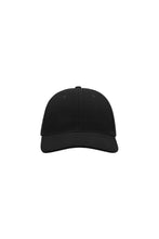 Load image into Gallery viewer, Atlantis Liberty Six Brushed Cotton 6 Panel Cap (Black)