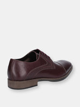 Load image into Gallery viewer, Mens Derby Plain Toe Shoe - Brown