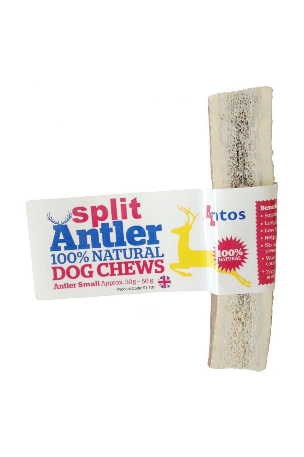 Antos Antler Split Dog Chew (May Vary) (Large)