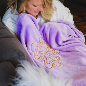 Take It Easy Plush Fleece Nap Blanket