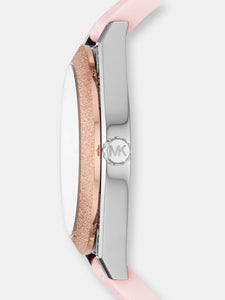 Michael Kors Women's Channing MK6704 Pink Silicone Quartz Fashion Watch