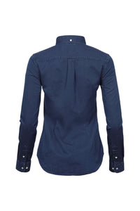 Tee Jays Womens/Ladies Long Sleeve Casual Twill Shirt (Indigo)