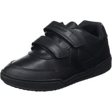 Load image into Gallery viewer, Geox Boys Poseido Leather School Shoes (Black)