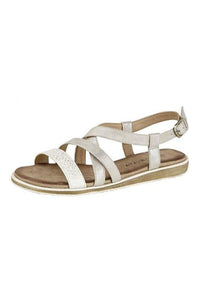 Womens/Ladies Marcella Sandals - Silver Shimmer