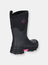 Load image into Gallery viewer, Womens/Ladies Arctic Ice Mid Boot - Black/Pink