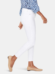 Ami Skinny Ankle Jeans - Optic White