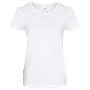 AWDis Just Cool Womens/Ladies Girlie Smooth T-Shirt (Arctic White)