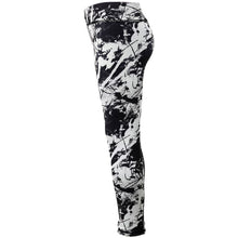 Load image into Gallery viewer, Childrens Girls Reversible Workout Leggings - Black/Print