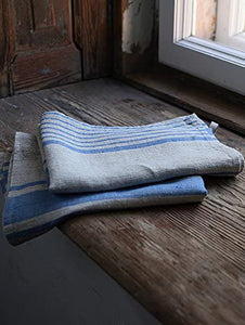 One Linen Kitchen Towel - Provence Stripe