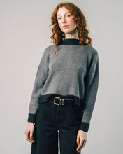 Load image into Gallery viewer, Back Buttons Sweater Grey