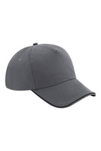 Load image into Gallery viewer, Authentic 5-Panel Cap (Graphite Gray/Black)