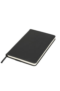 Lincoln PU Notebook (Solid Black) (One Size)