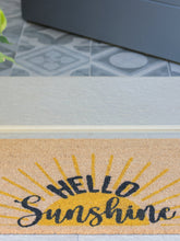 Load image into Gallery viewer, &quot;Hello Sunshine&quot; Doormat