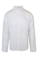Load image into Gallery viewer, Long Sleeved Front Pocket Linen Shirt