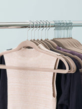 Load image into Gallery viewer, Flocked Velvet Suit Hanger, (Pack of 25), Grey