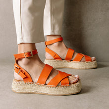Load image into Gallery viewer, County Pomelo Orange Espadrilles