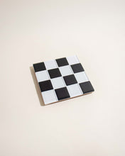 Load image into Gallery viewer, Glass Tile Coaster - Checkered