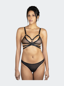 Strappy Mesh Bralette, Mira