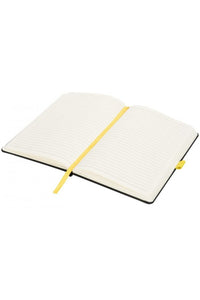 Journalbooks A5 Lasercut Notebook (Solid Black/Yellow) (One Size)