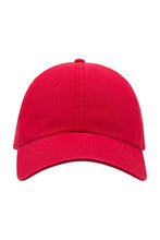 Load image into Gallery viewer, Action 6 Panel Chino Baseball Cap - Red