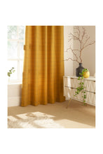 Load image into Gallery viewer, Furn Ellis Ringtop Eyelet Curtains (Ochre) (46 x 54 in)