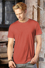 Load image into Gallery viewer, Russell Mens Slim Fit Short Sleeve T-Shirt (Coral Marl)