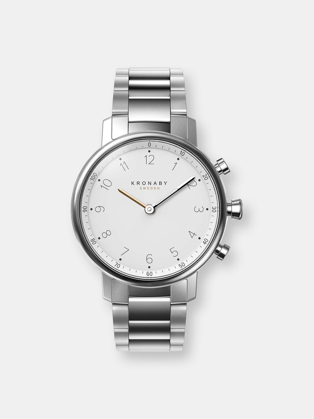 Kronaby Carat S0710-1 Silver Stainless-Steel Automatic Self Wind Smart Watch
