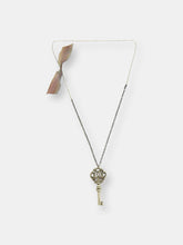 Load image into Gallery viewer, Key Necklace - Silver Leaf